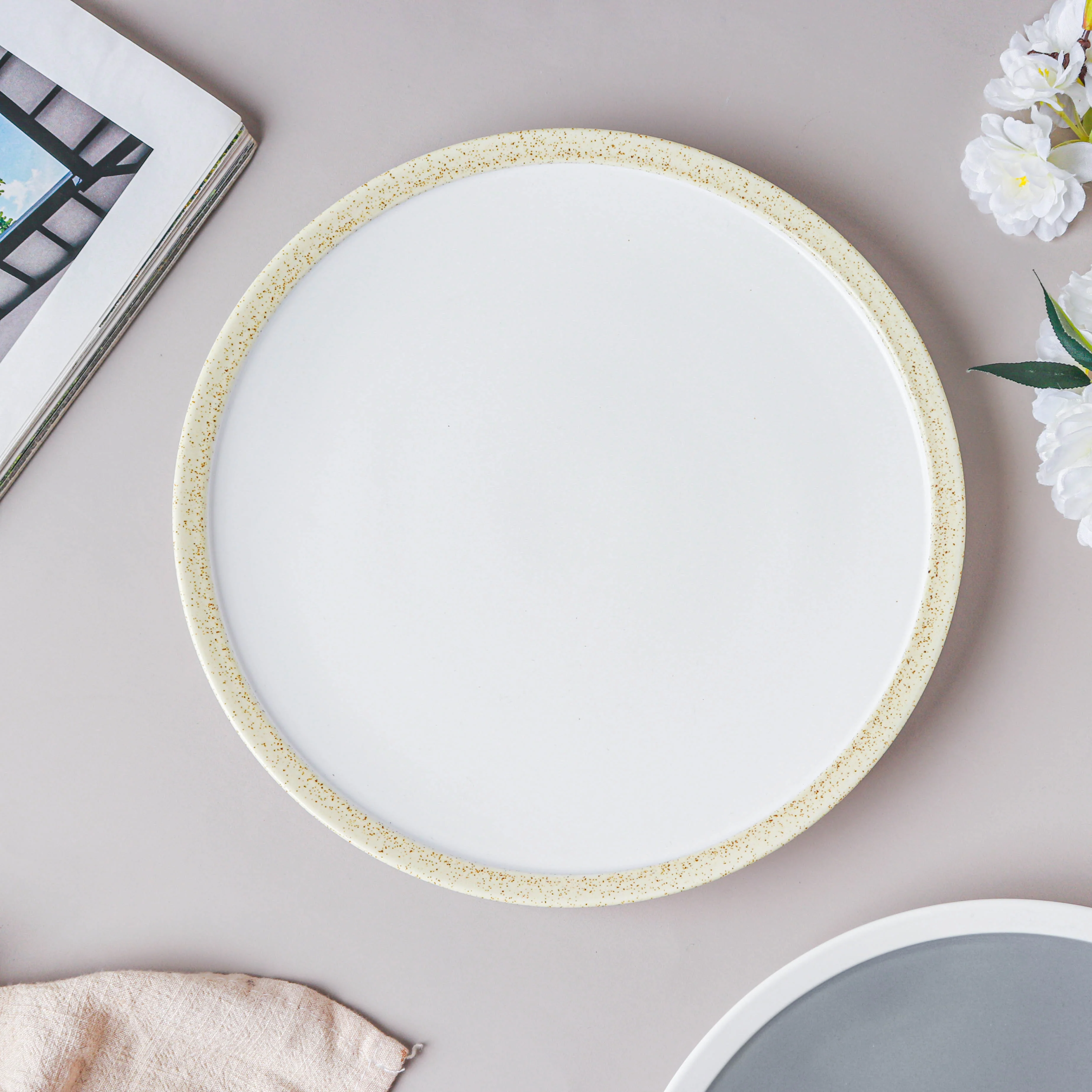 Ceramic Round Dinner Plate - Image 7