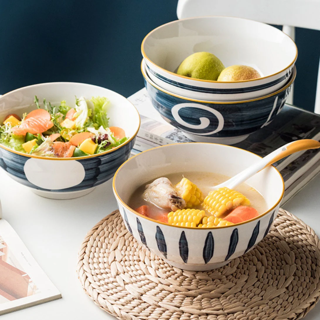 Ceramic Serving Bowls Nitori 1600 ml - Image 12