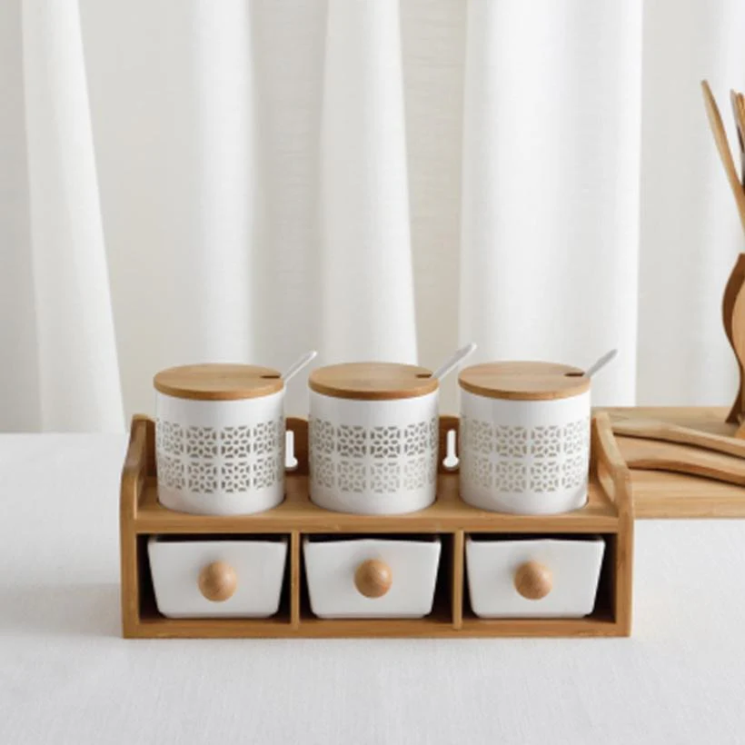 Ceramic Spice Jar Set - Image 2