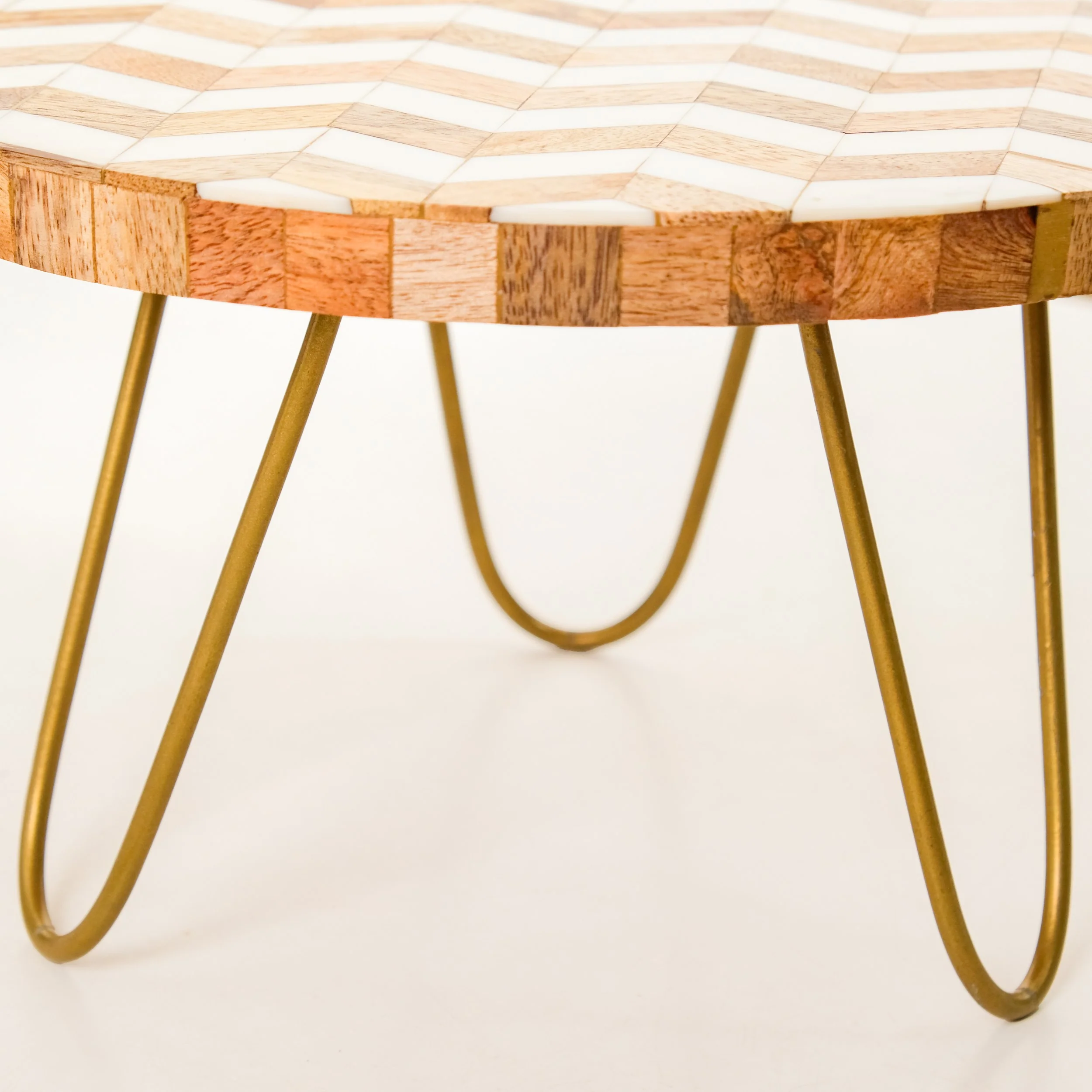 Chevron Mosaic Wooden Riser - Image 7