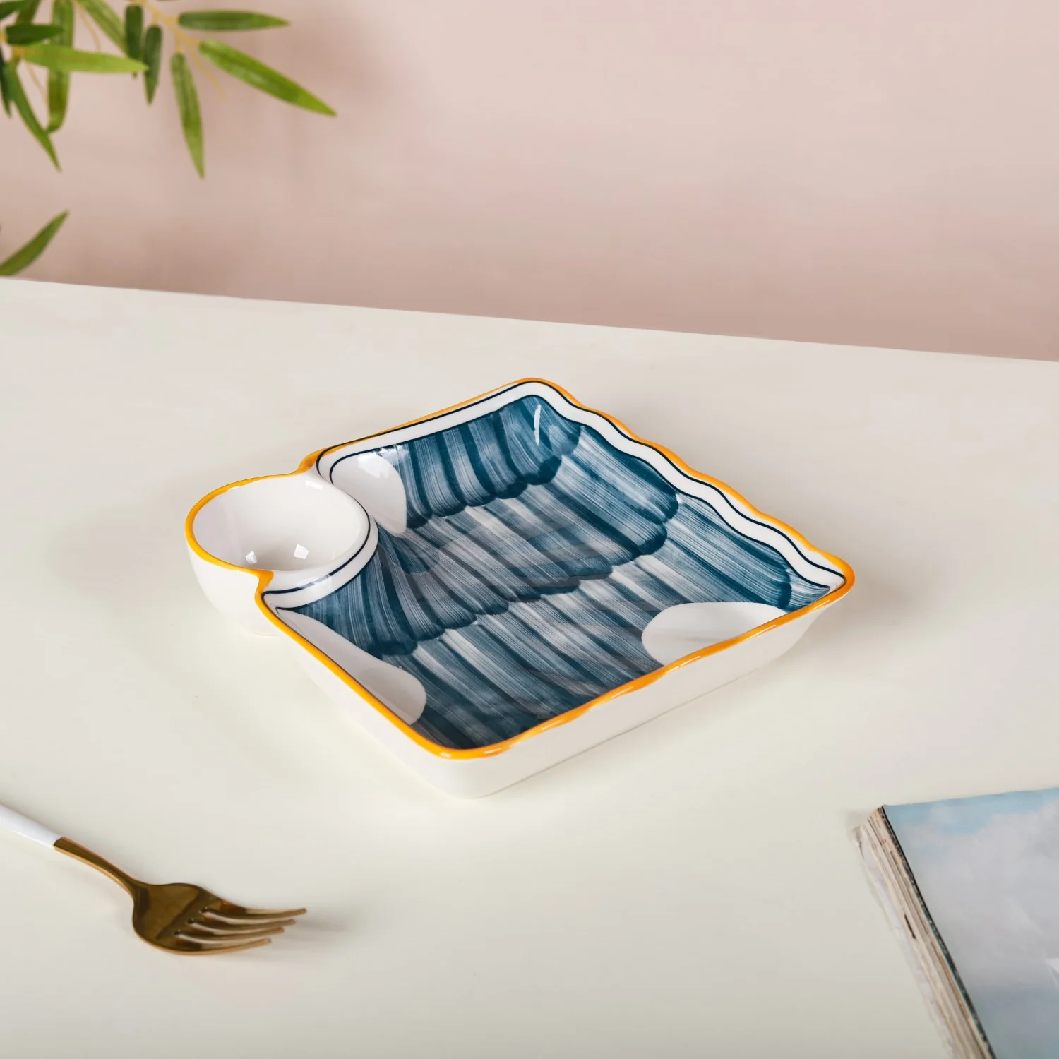 Chip and Dip Plate Nitori - Image 13
