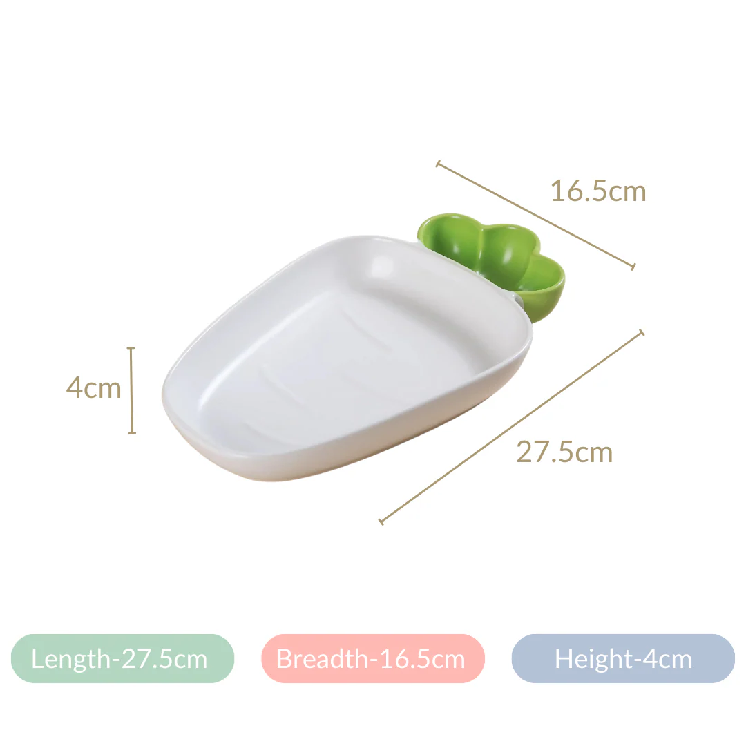 Chip And Dip Platter White Raddish 550 ml - Image 7