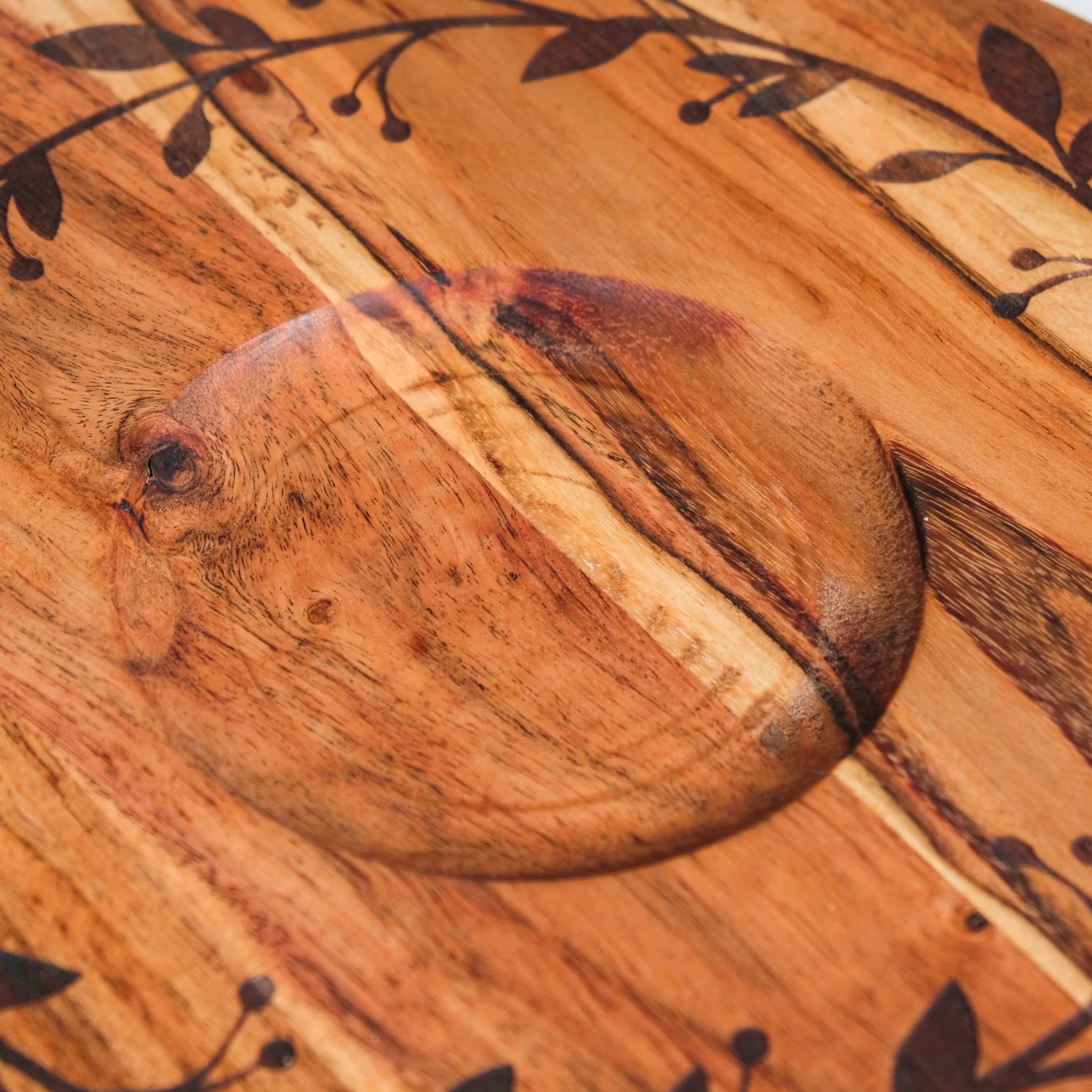 Chips And Dip Fusion Wooden Serving Platter With Steel Bowl 30cm - Image 8