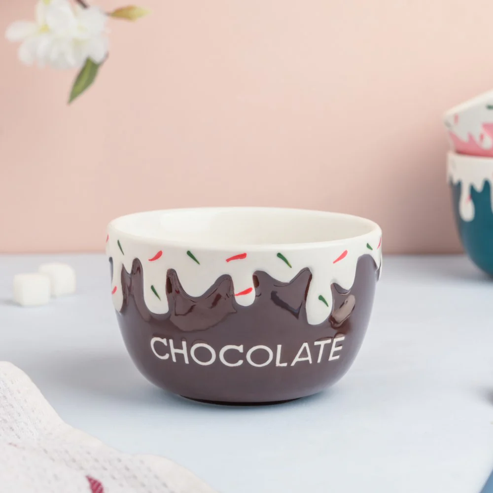 Chocolate Side Bowl Brown 400 ml