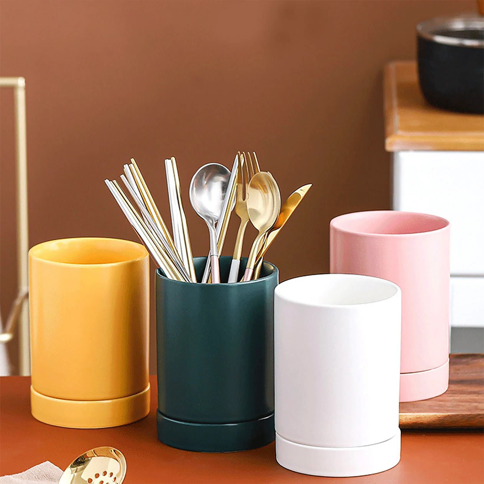 Chopstick Holder With Tray