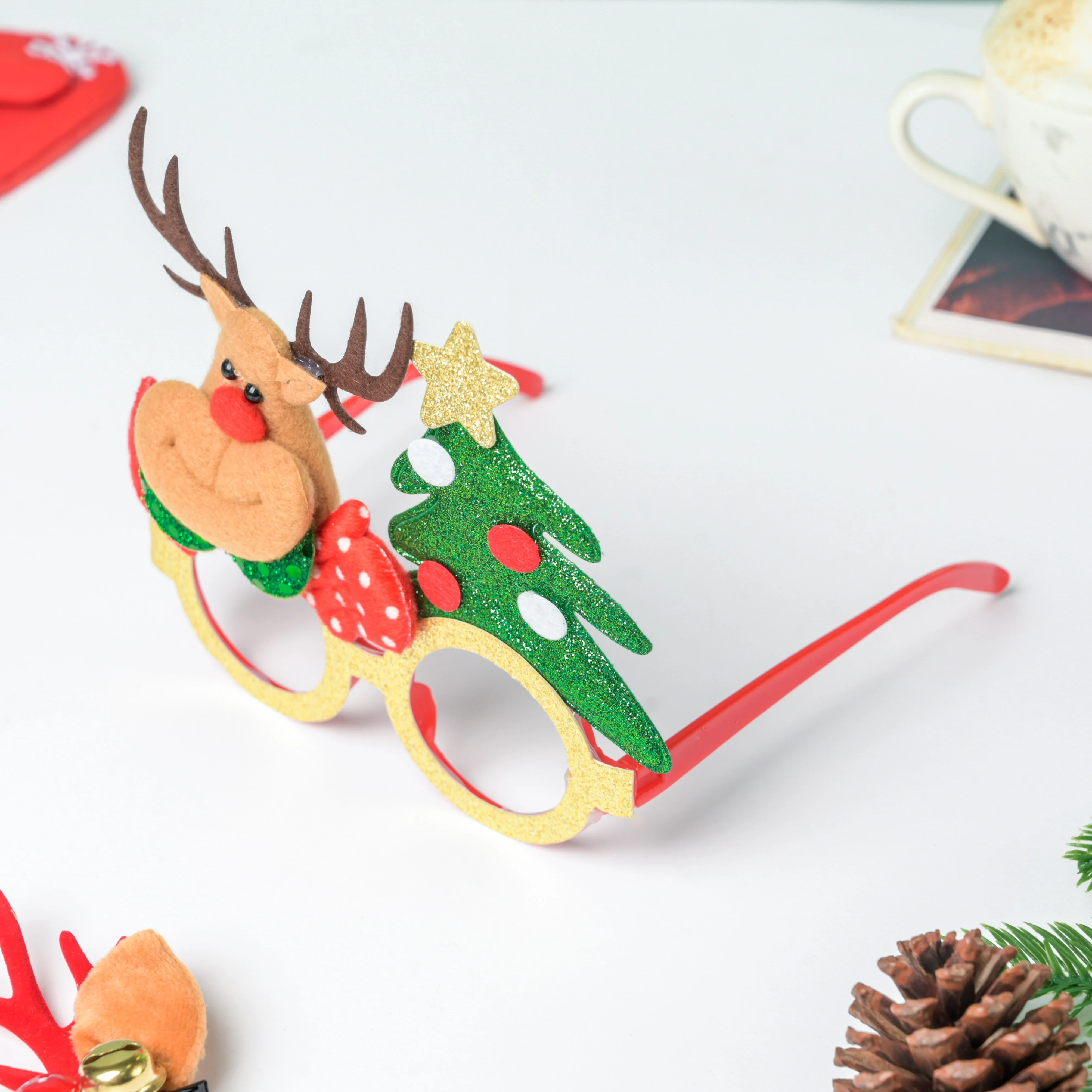 Christmas Tree And Moose Party Eye Frame - Image 4