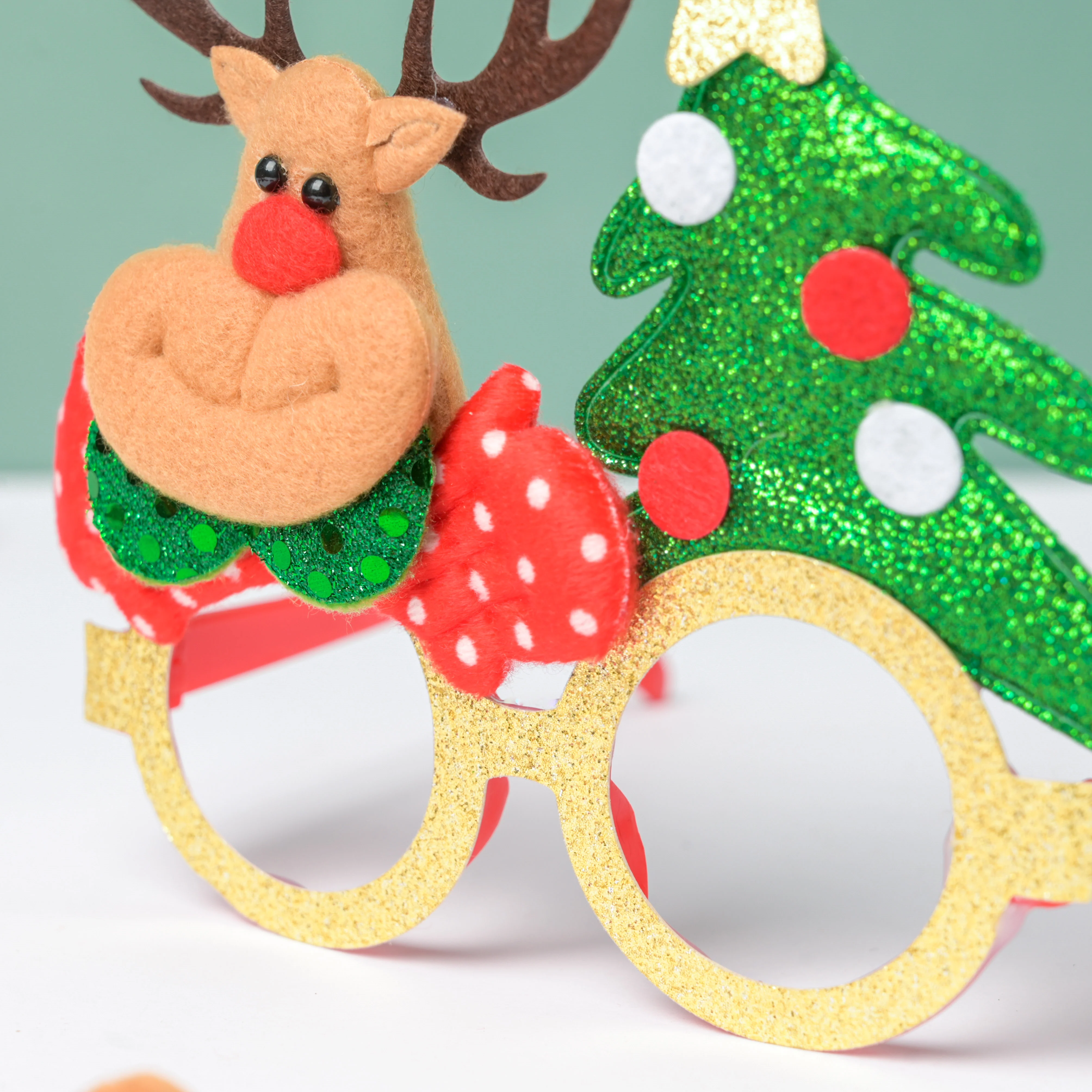 Christmas Tree And Moose Party Eye Frame - Image 5
