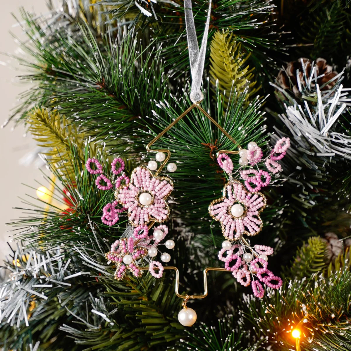 Christmas Tree Ornament Set of 2 - Image 2