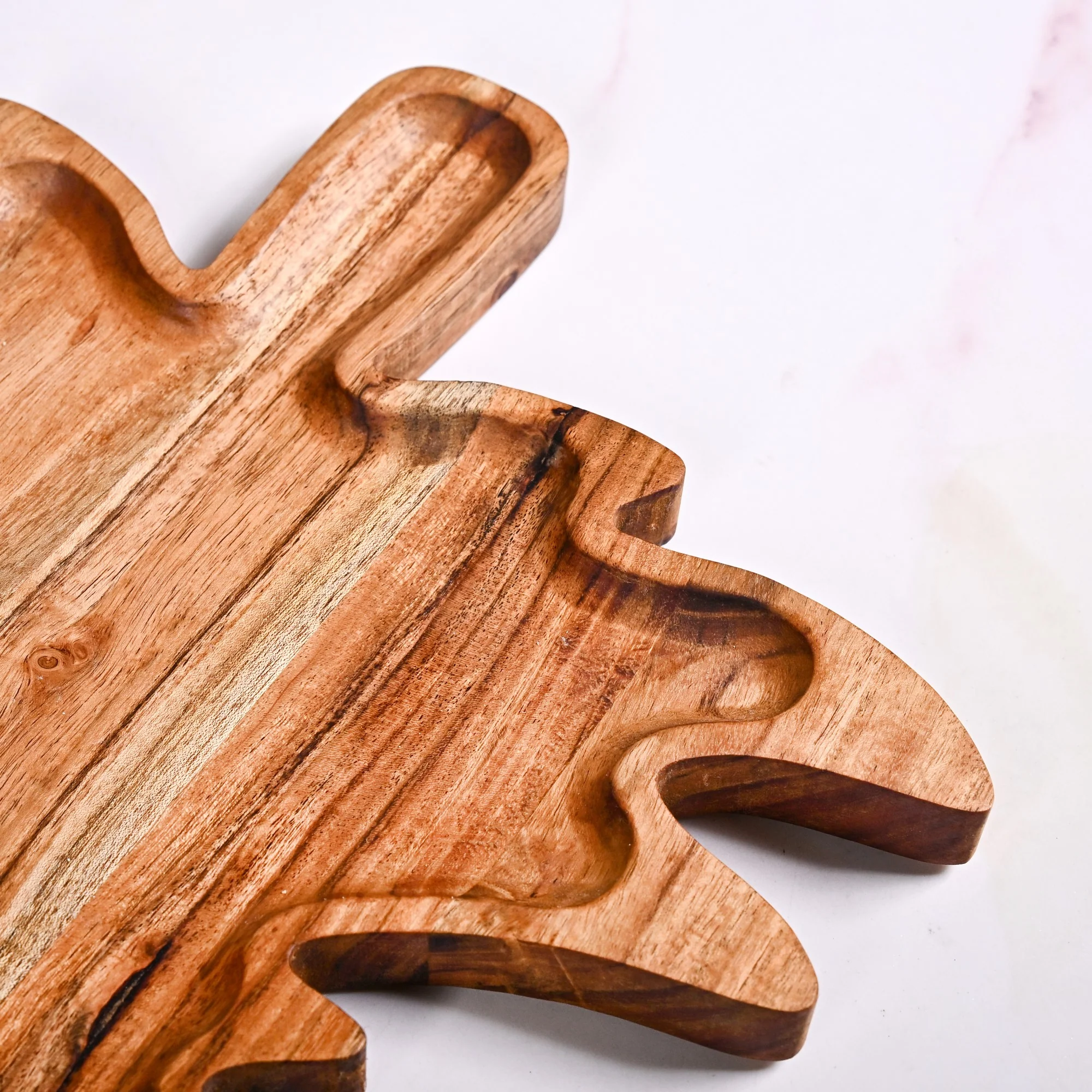 Christmas Tree Sustainable Large Wooden Platter - Image 7