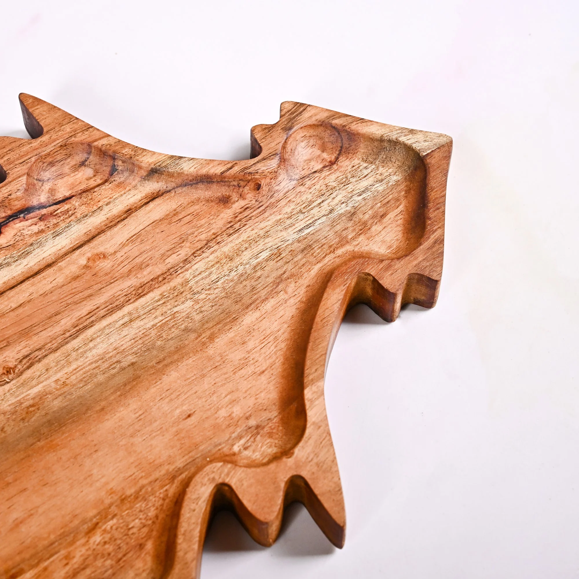 Christmas Tree Sustainable Large Wooden Platter - Image 9