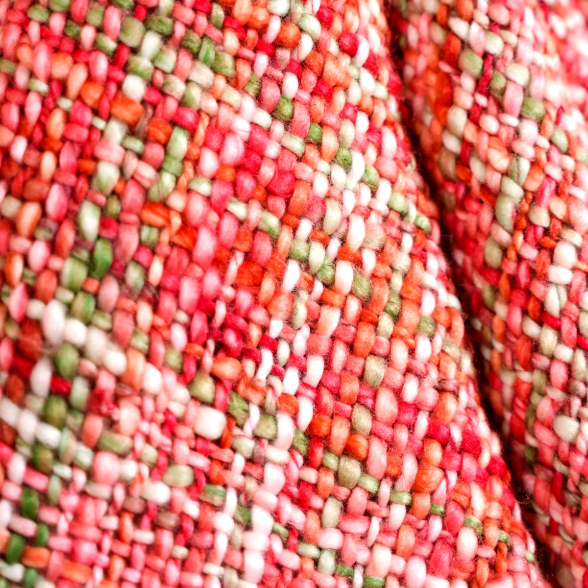 Chunky Knit Sofa Throw Multicolour - Image 2