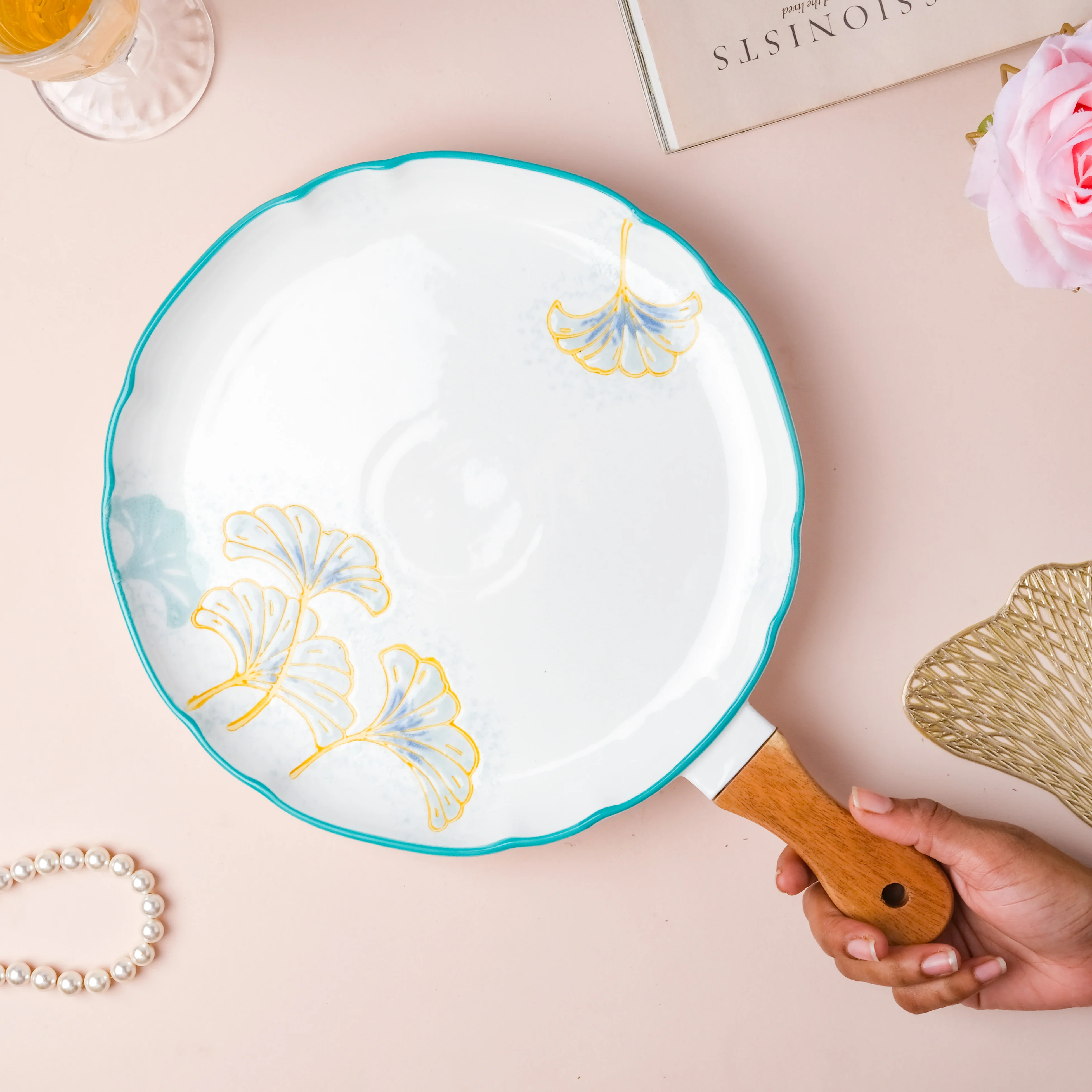 Floral Circular Bbq Plate Small - Image 5