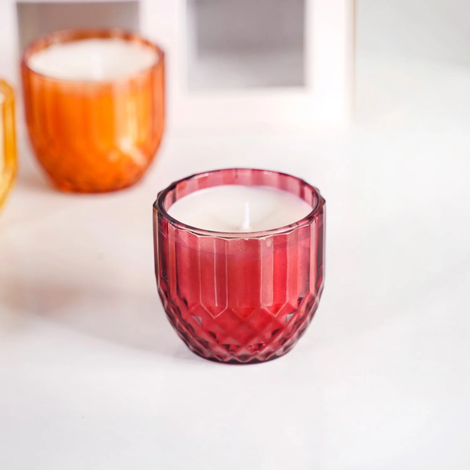 Citrus And Spice Scented Candle Set Of 4 - Image 10