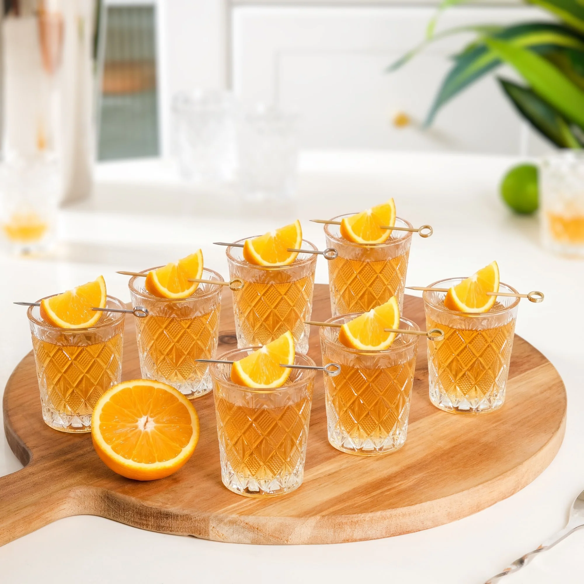 Classic Cut Embossed Shot Glass Set Of 12 55ml - Image 7
