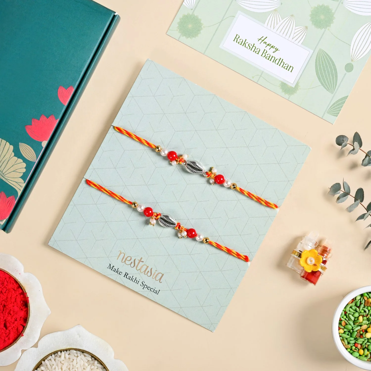 Classic Mauli Rakhi Gift Set - Image 2