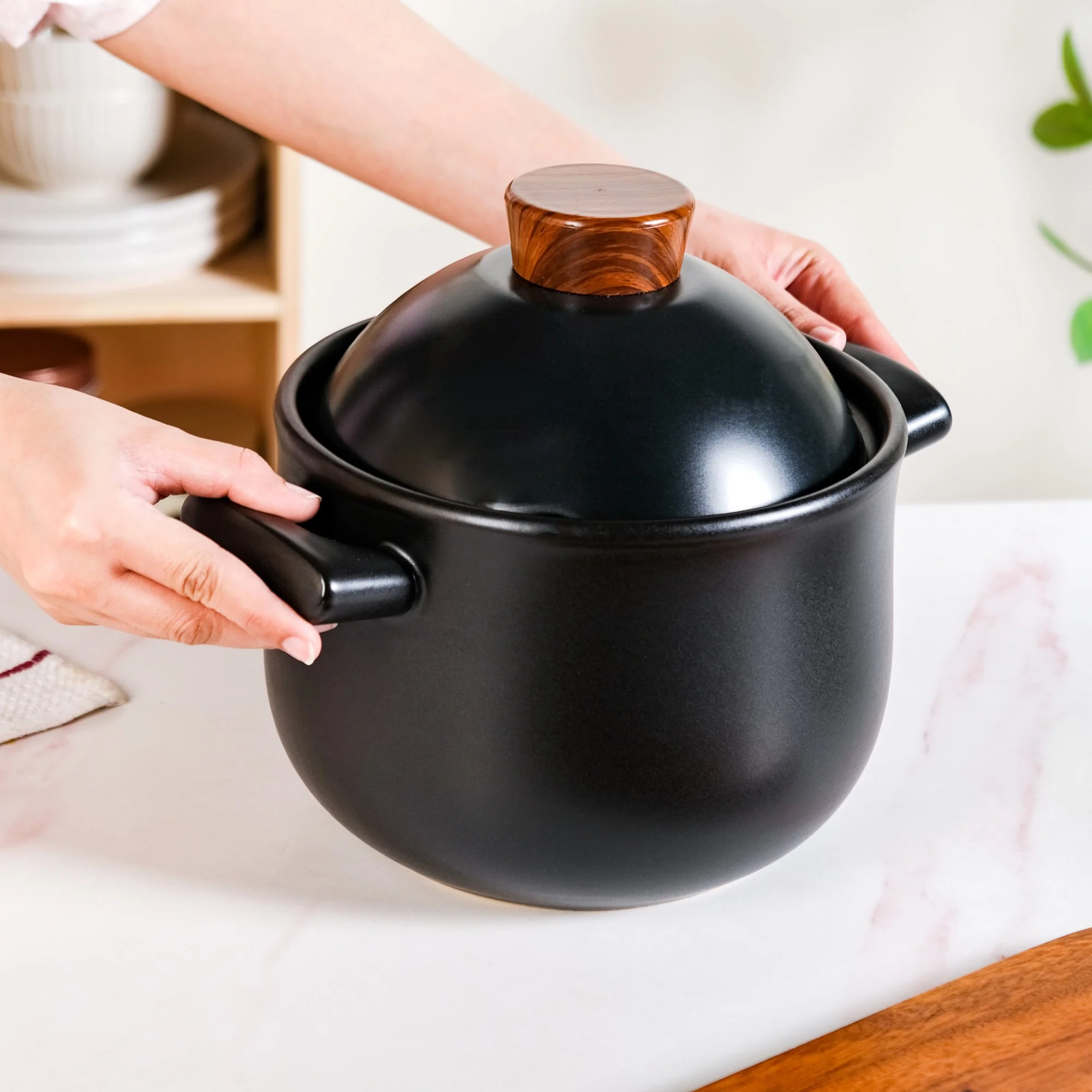 Claymist Asian Ceramic Cooking Pot 3900ml - Image 2