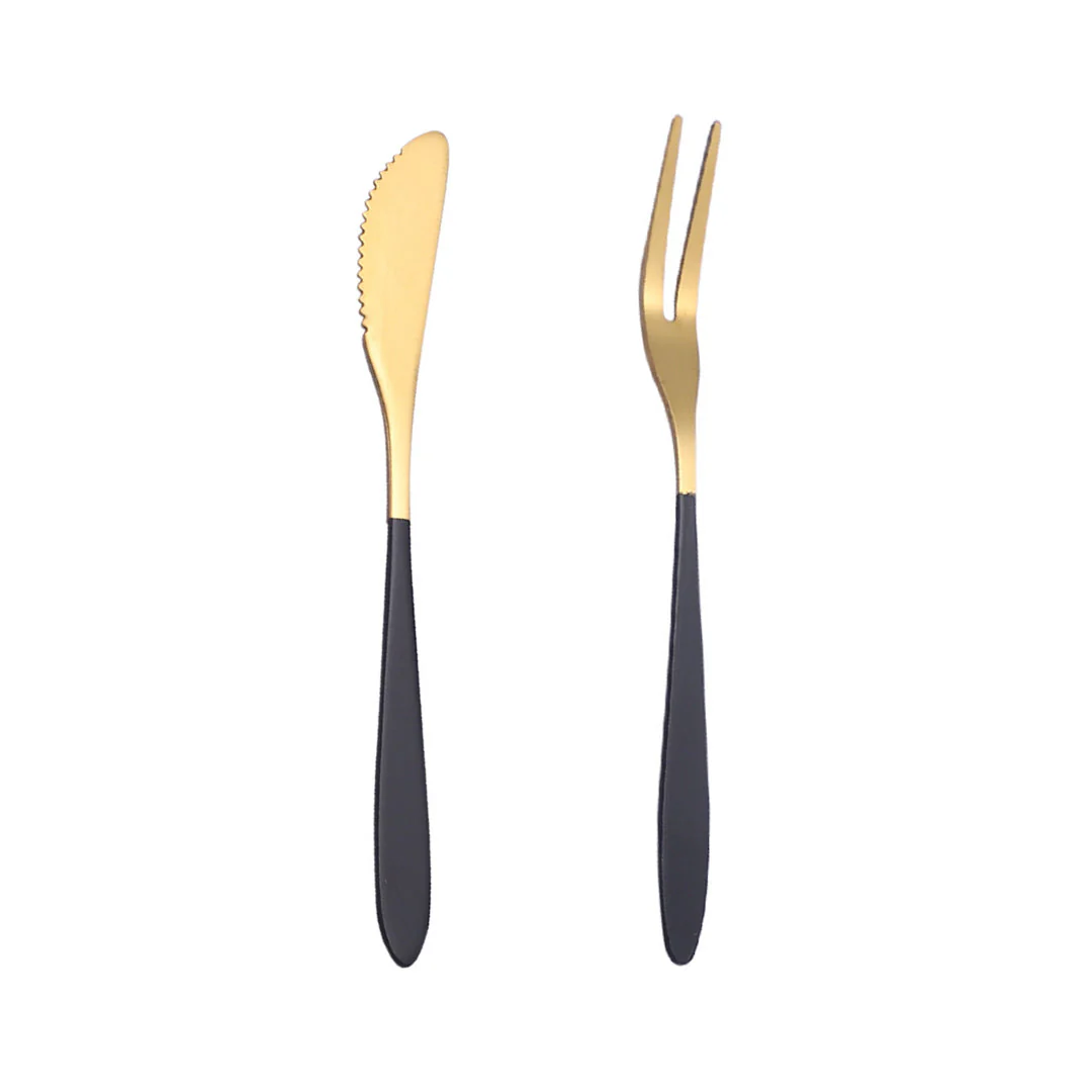 Colored Knife And Fork Set - Image 15