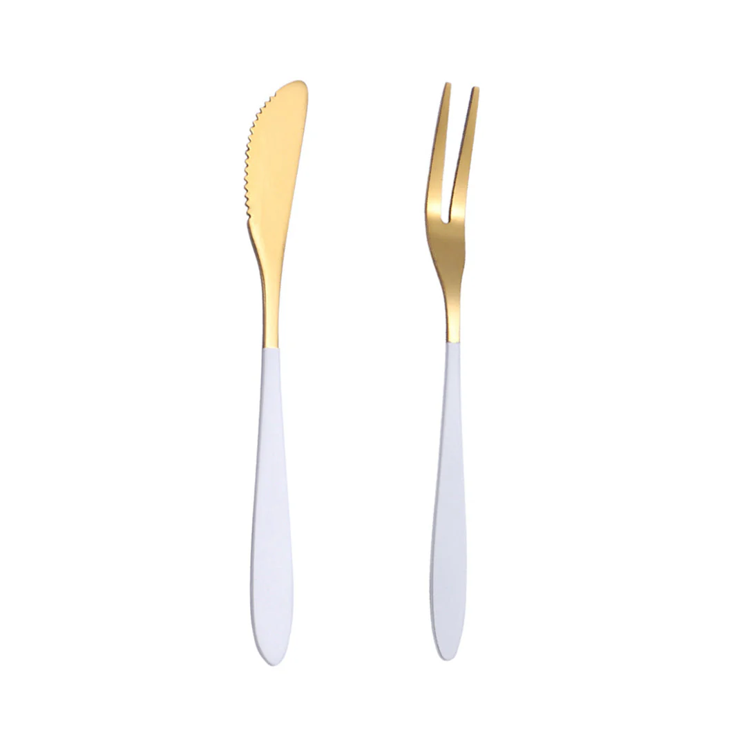 Colored Knife And Fork Set - Image 17