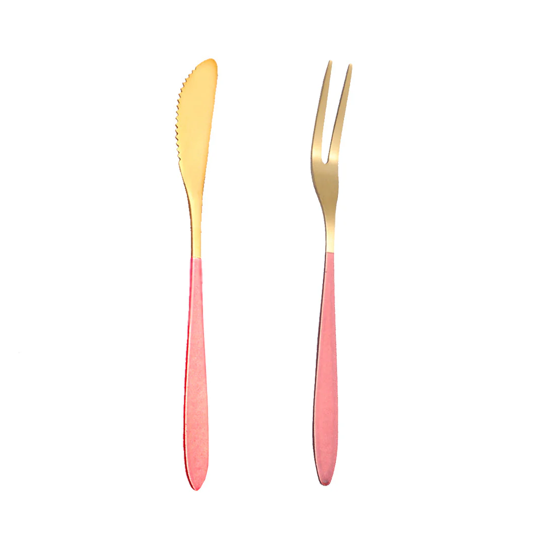 Colored Knife And Fork Set - Image 19