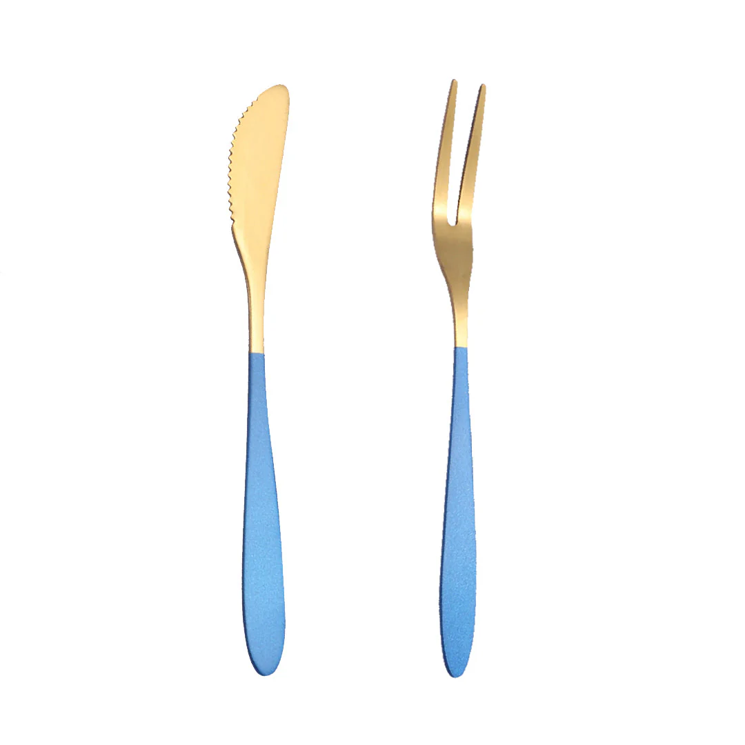 Colored Knife And Fork Set - Image 20