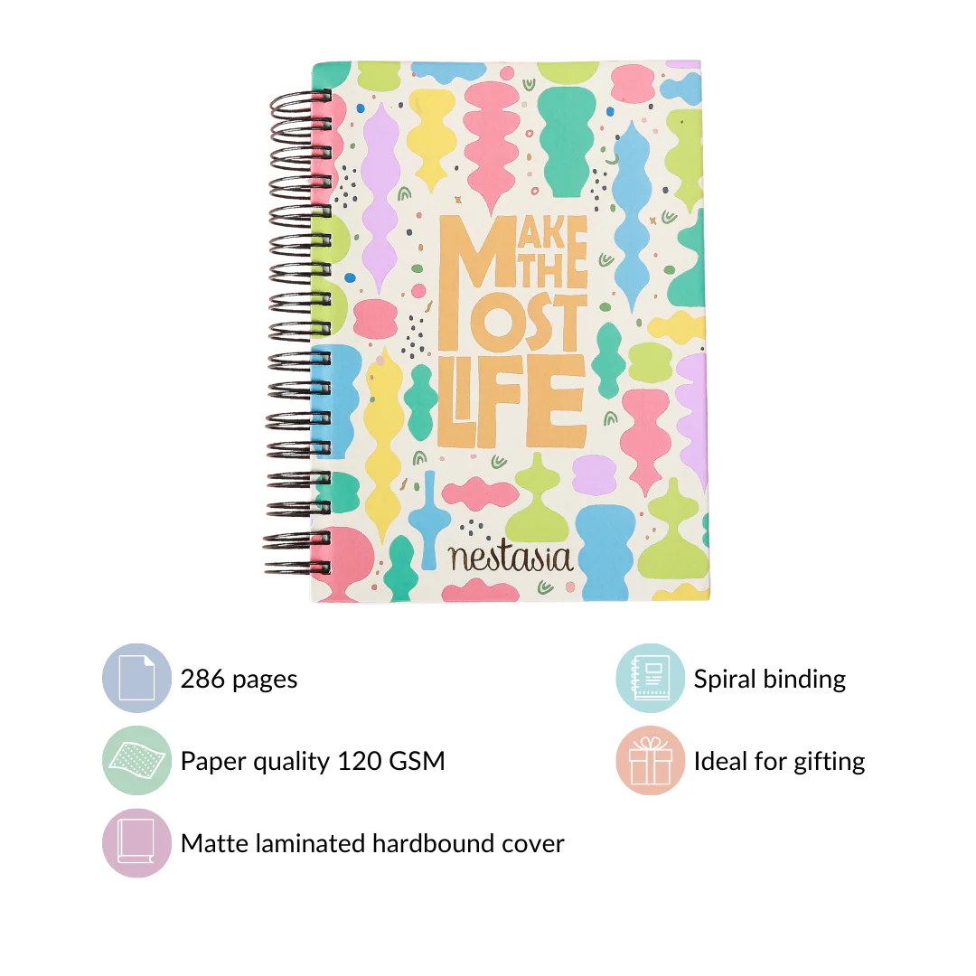 Colourful Art Everyday Use Undated Yearly Planner - Image 4