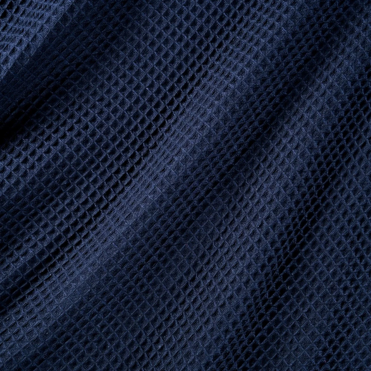 Combed Cotton Waffle Sofa Throw Blanket Deep Blue 220x200cm - Image 6