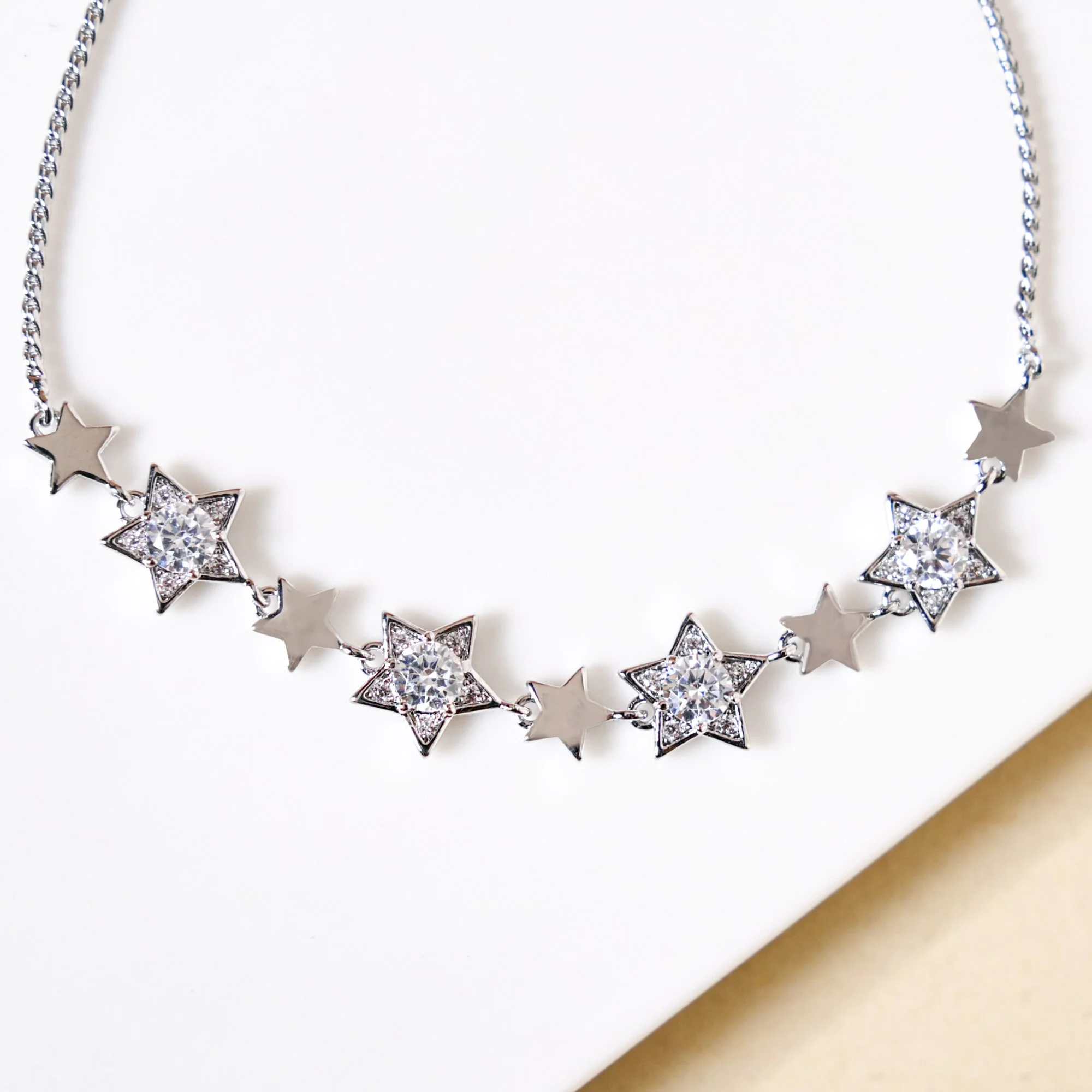 Constellation Of Stars Silver Chain Bracelet - Image 5