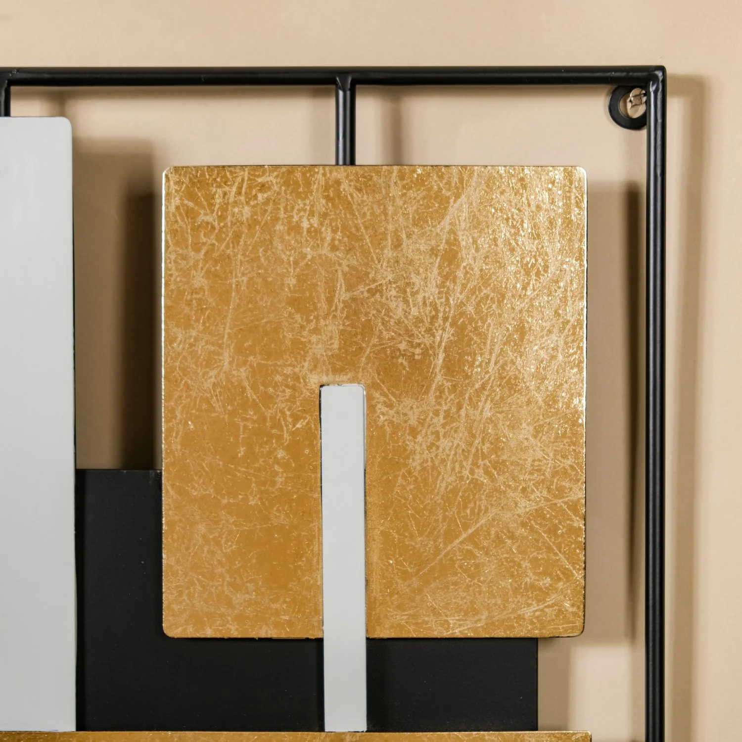 Contemporary Art Design Metal Wall Decor 23x15 Inch - Image 4