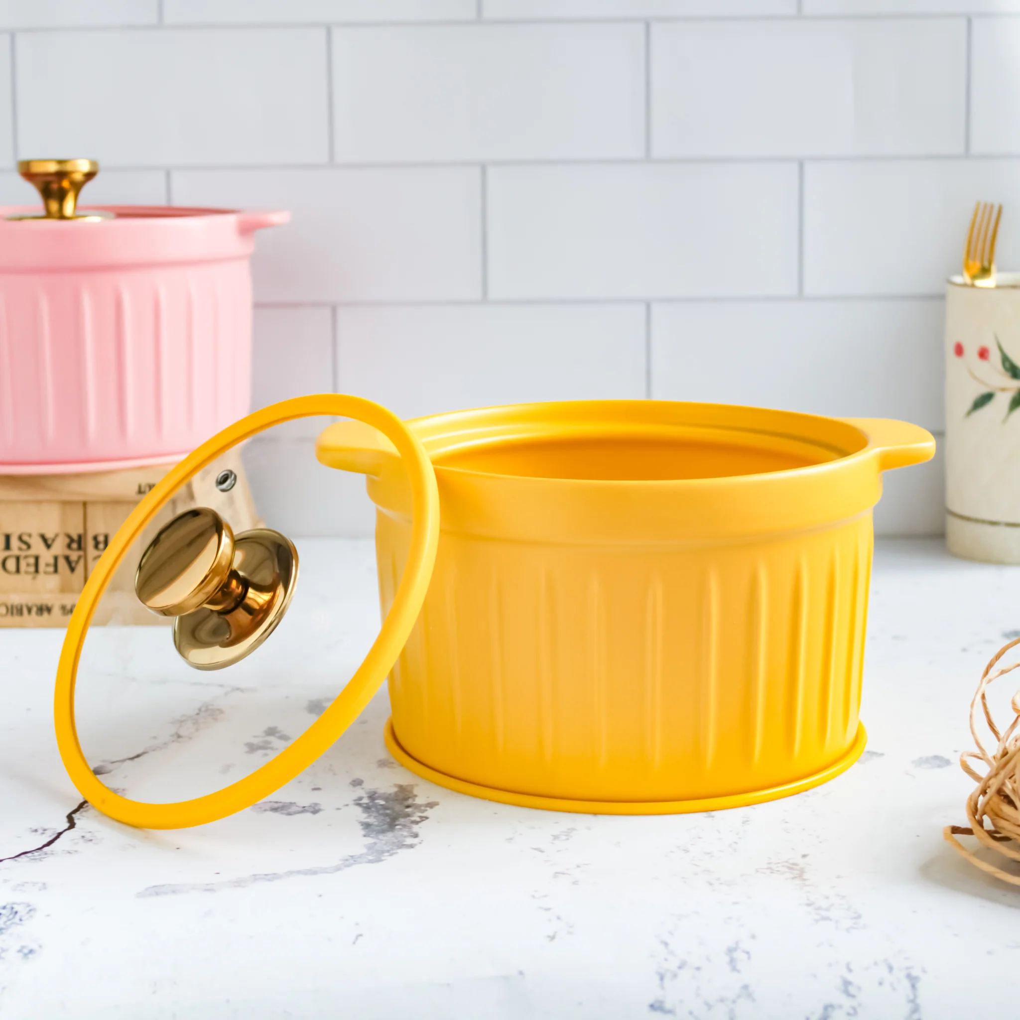 Cooking Pot with Glass Lid - Image 3