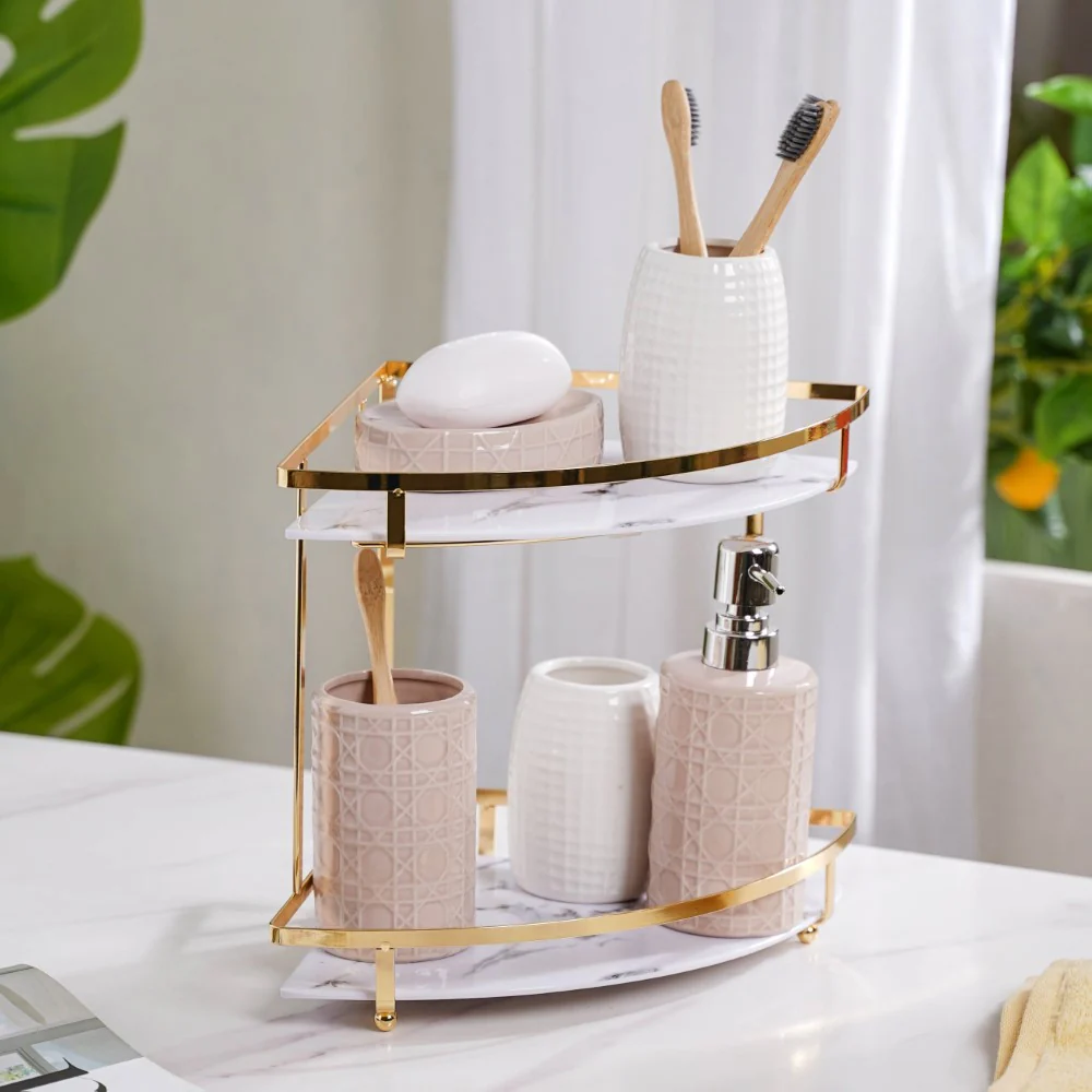 Corner Storage Rack Double Decker - Image 7