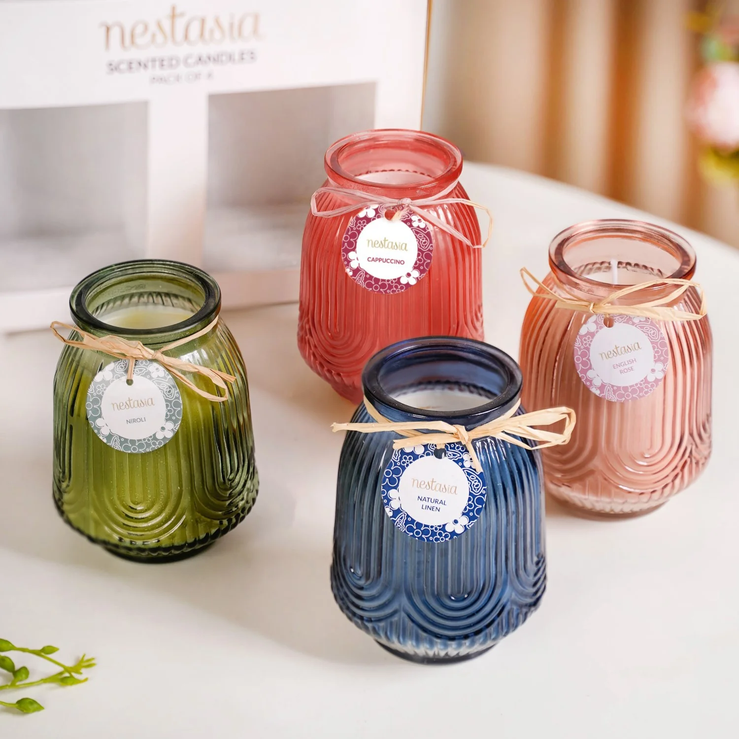 Cosy Glow Set Of 4 Fragrant Candles With Gift Box - Image 12