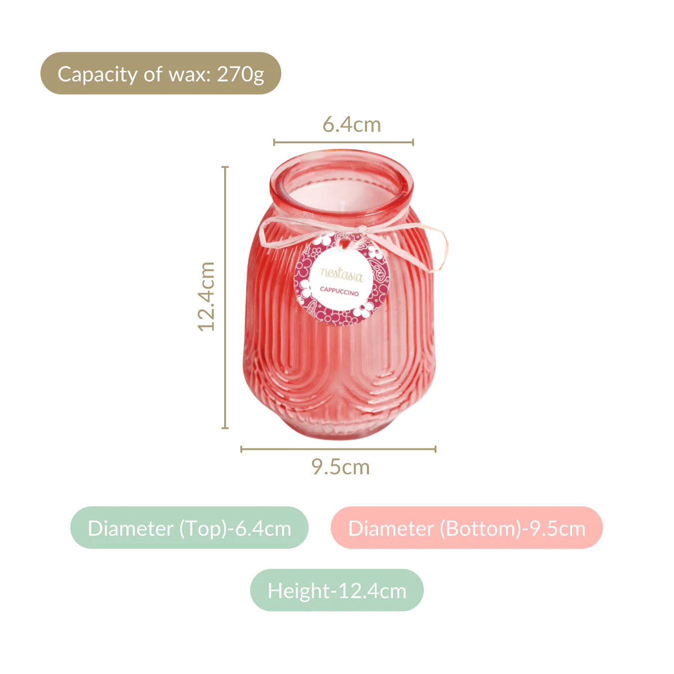 Cosy Glow Set Of 4 Fragrant Candles With Gift Box - Image 4