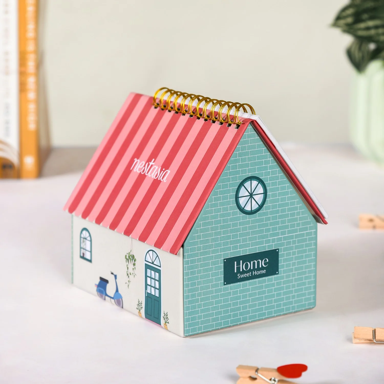Country House Desk Calendar Organizer 2025 With Pencil - Image 6