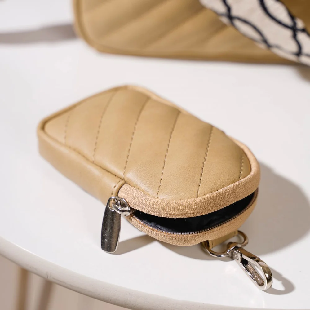 Crossbody Bag Beige - Image 18