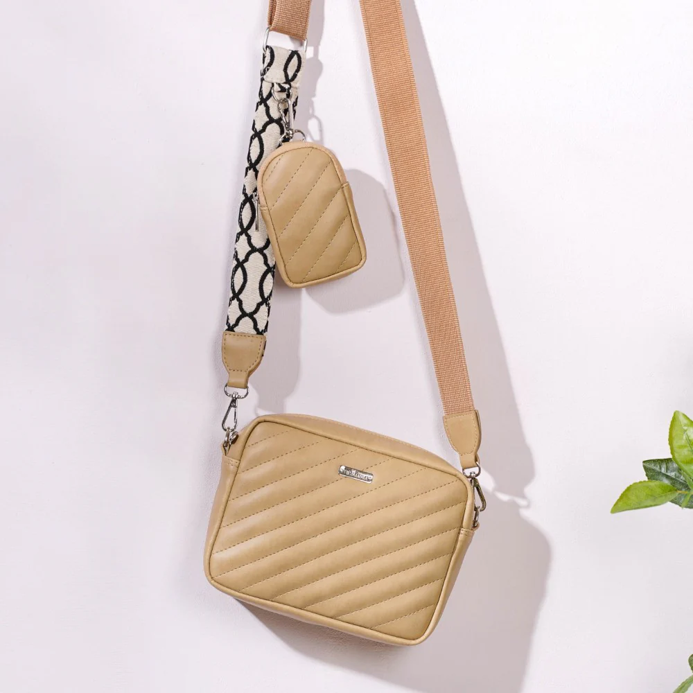 Crossbody Bag Beige - Image 4