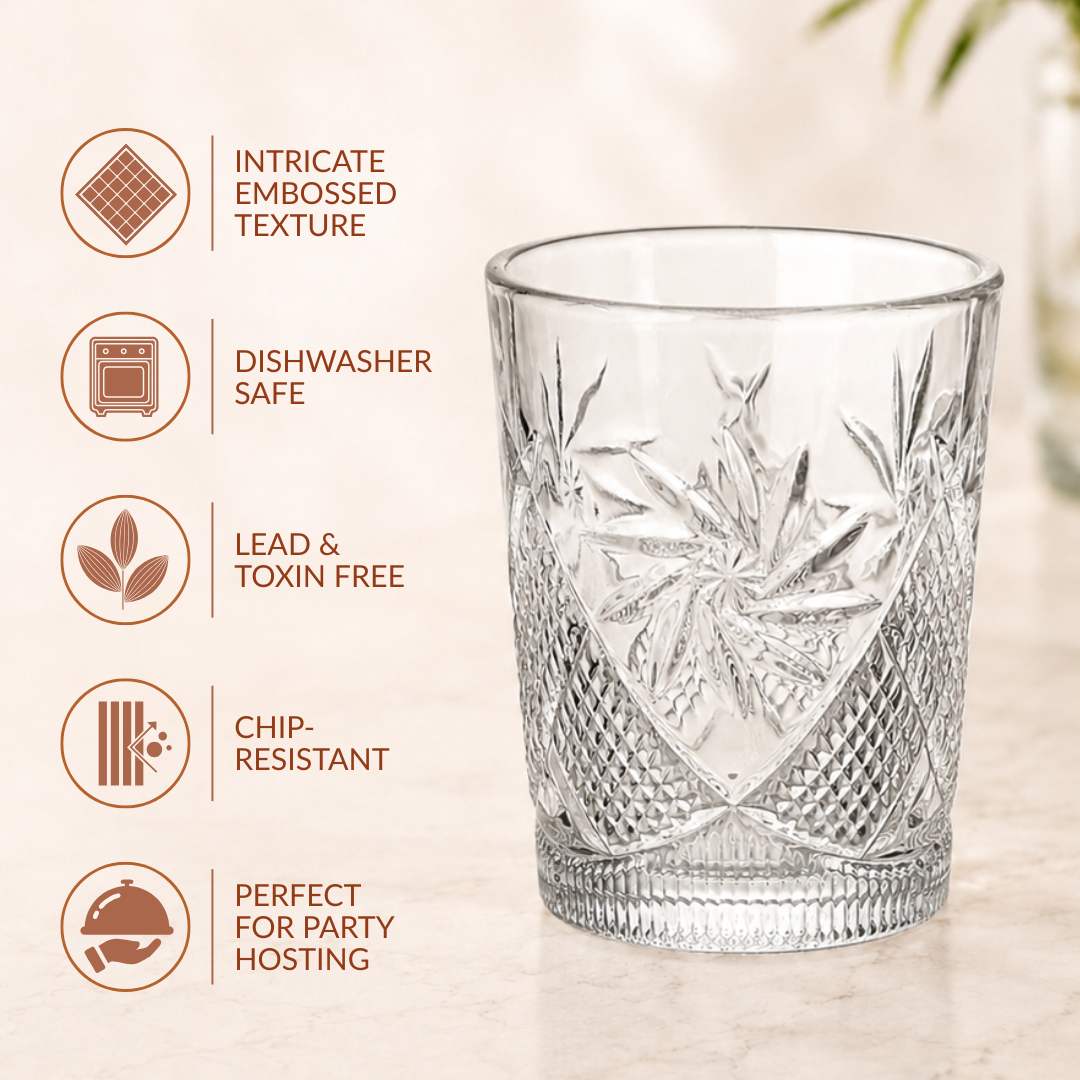 Crystal Flower Shot Glass Set Of 12 55ml - Image 2