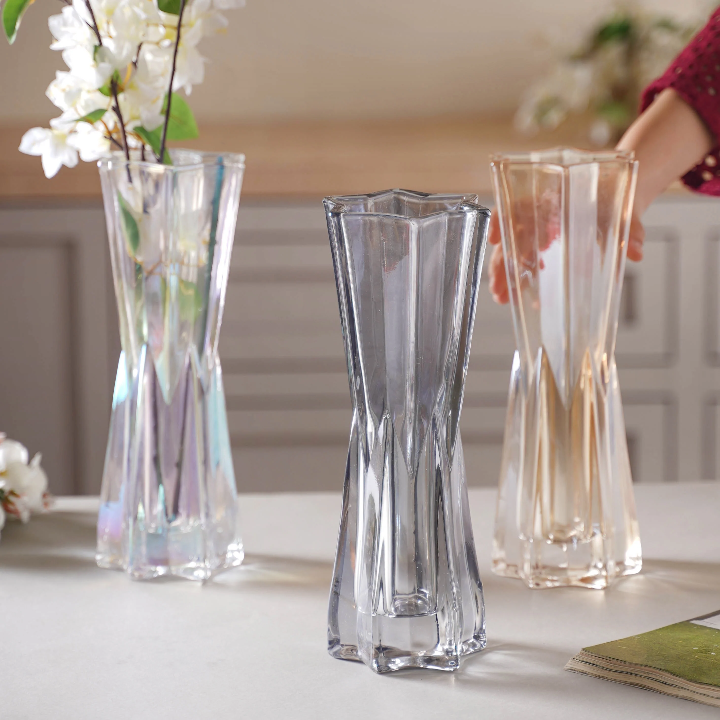Crystal Flower Vase Large - Image 2