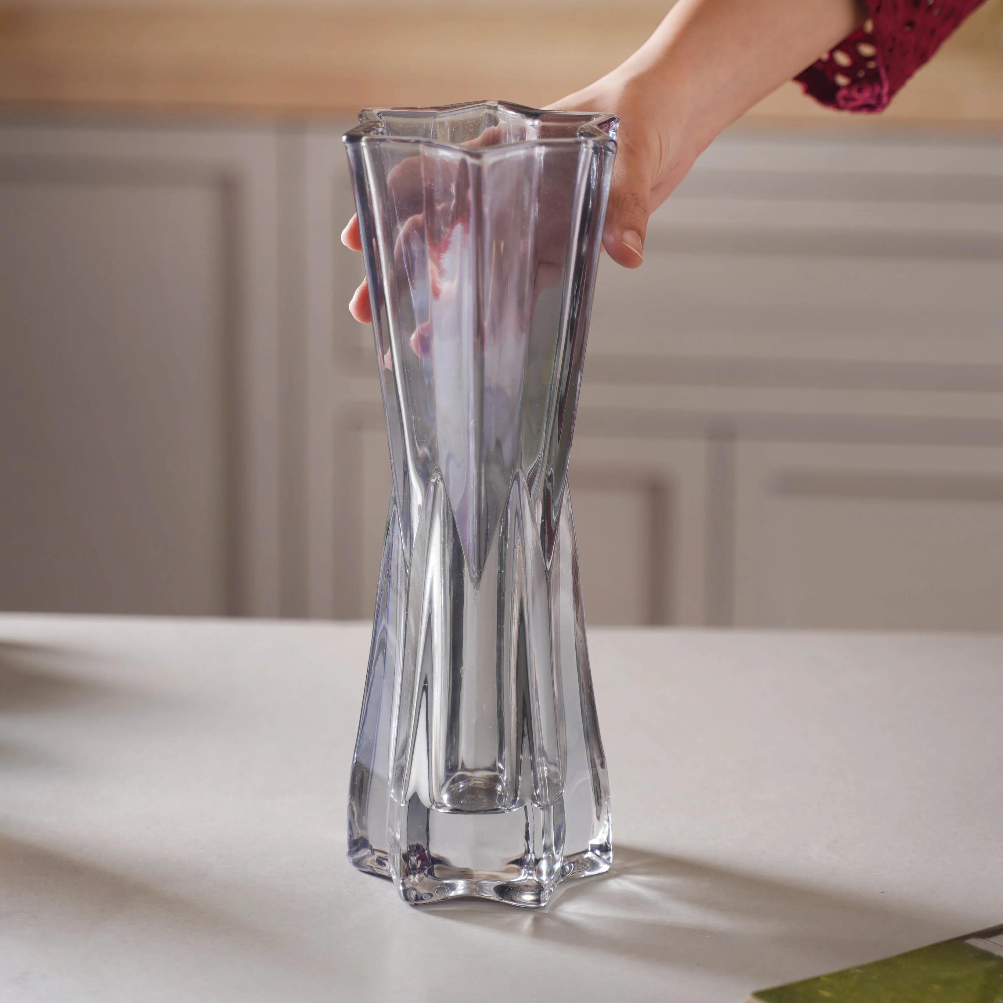 Crystal Flower Vase Large - Image 6