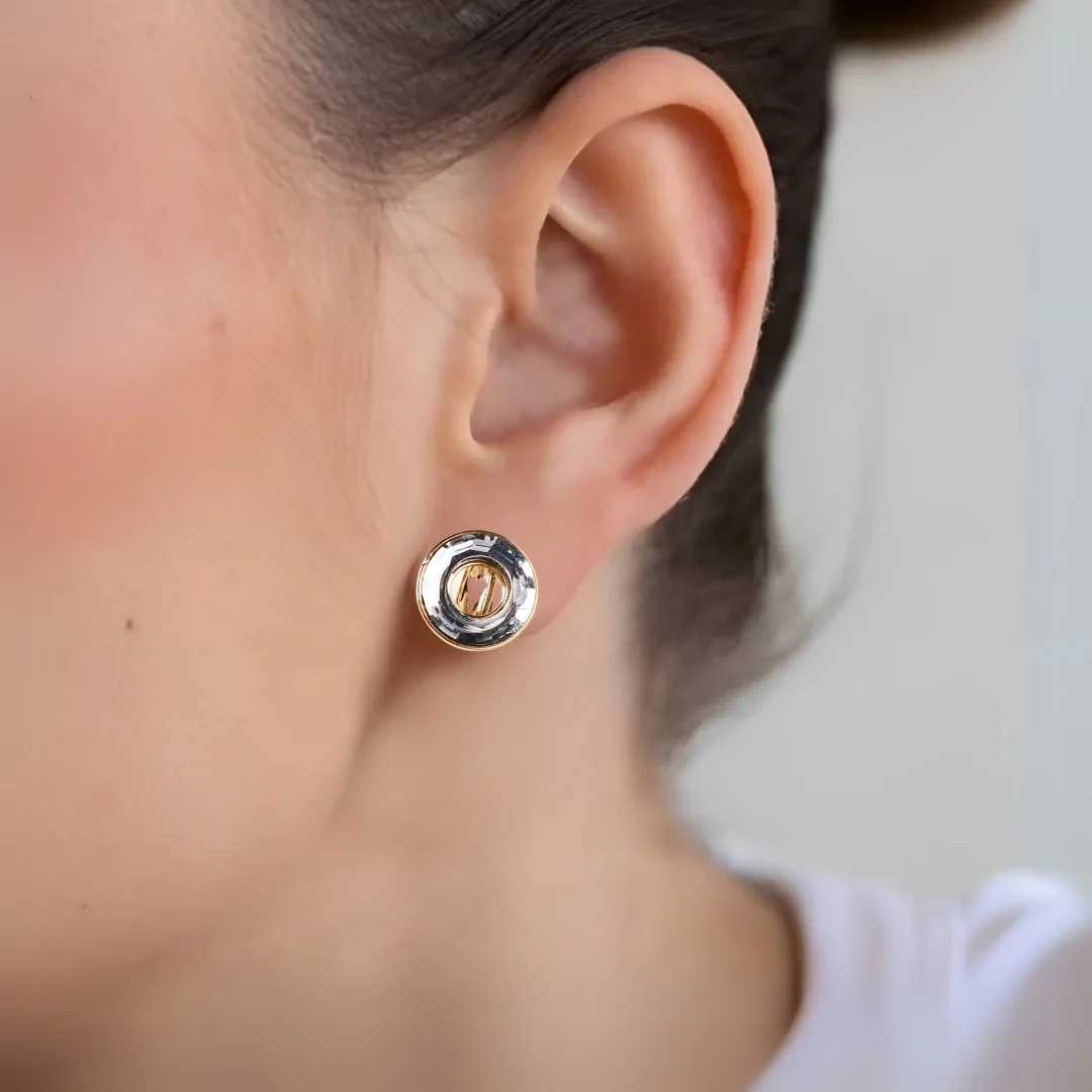 Crystal Halo Clip On Studs - Image 5
