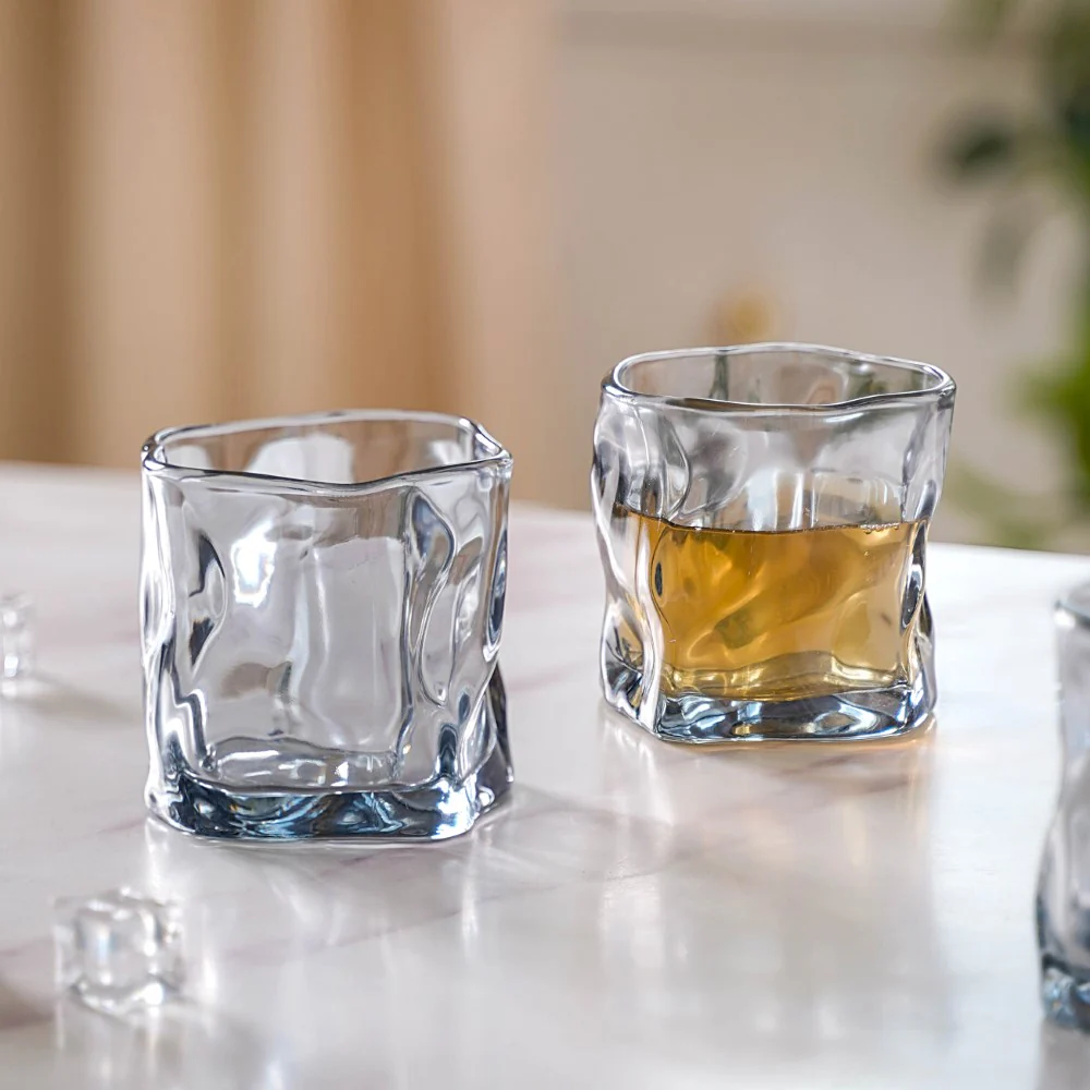 Crystal Water Glass Grey Set of 6 - Image 8