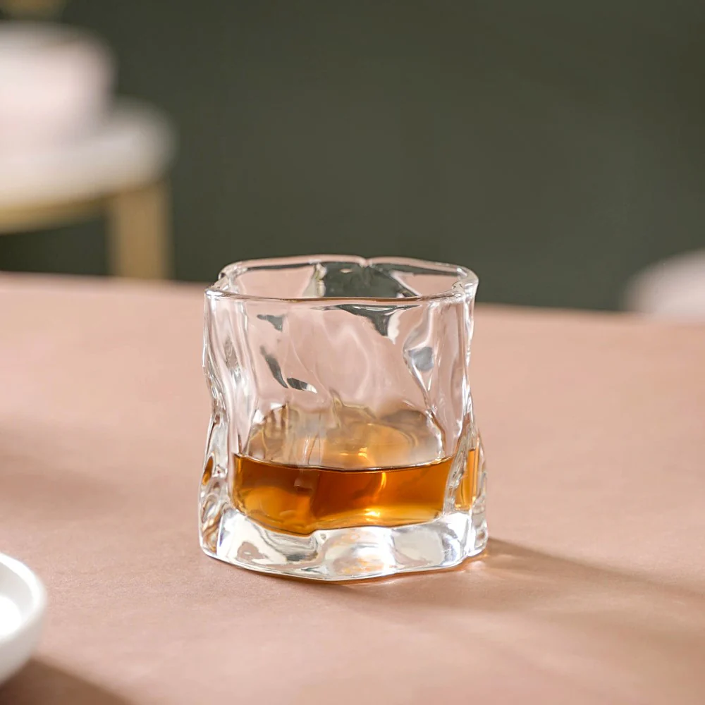 Crystal Water Glass Transparent Set of 6 - Image 3