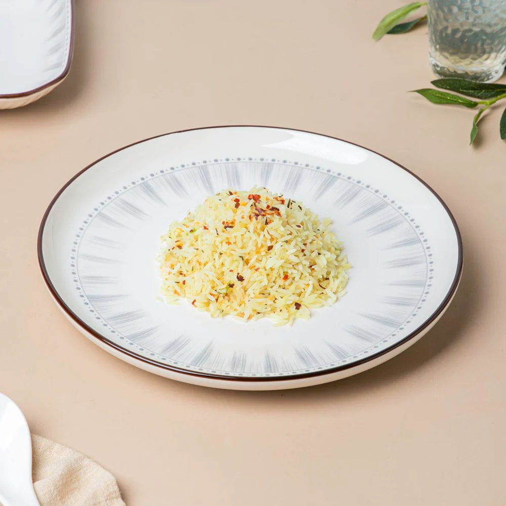 Dainty Patterned Ceramic Dinner Plate 10 Inch - Image 3