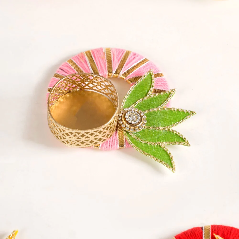 Decorative Festive Tealight Candle Holder Set of 9 - Image 4