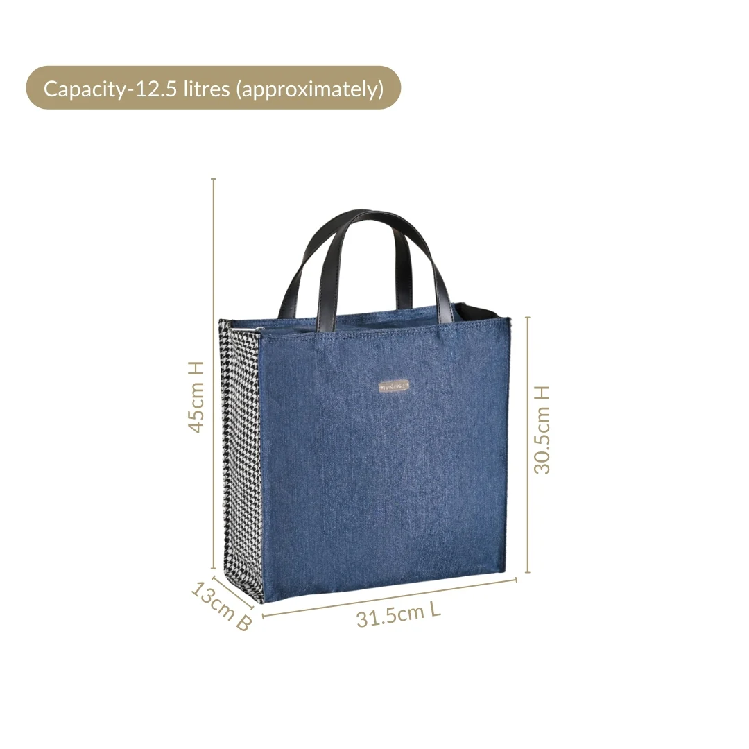 Denim Chic Lunch Bag - Image 3