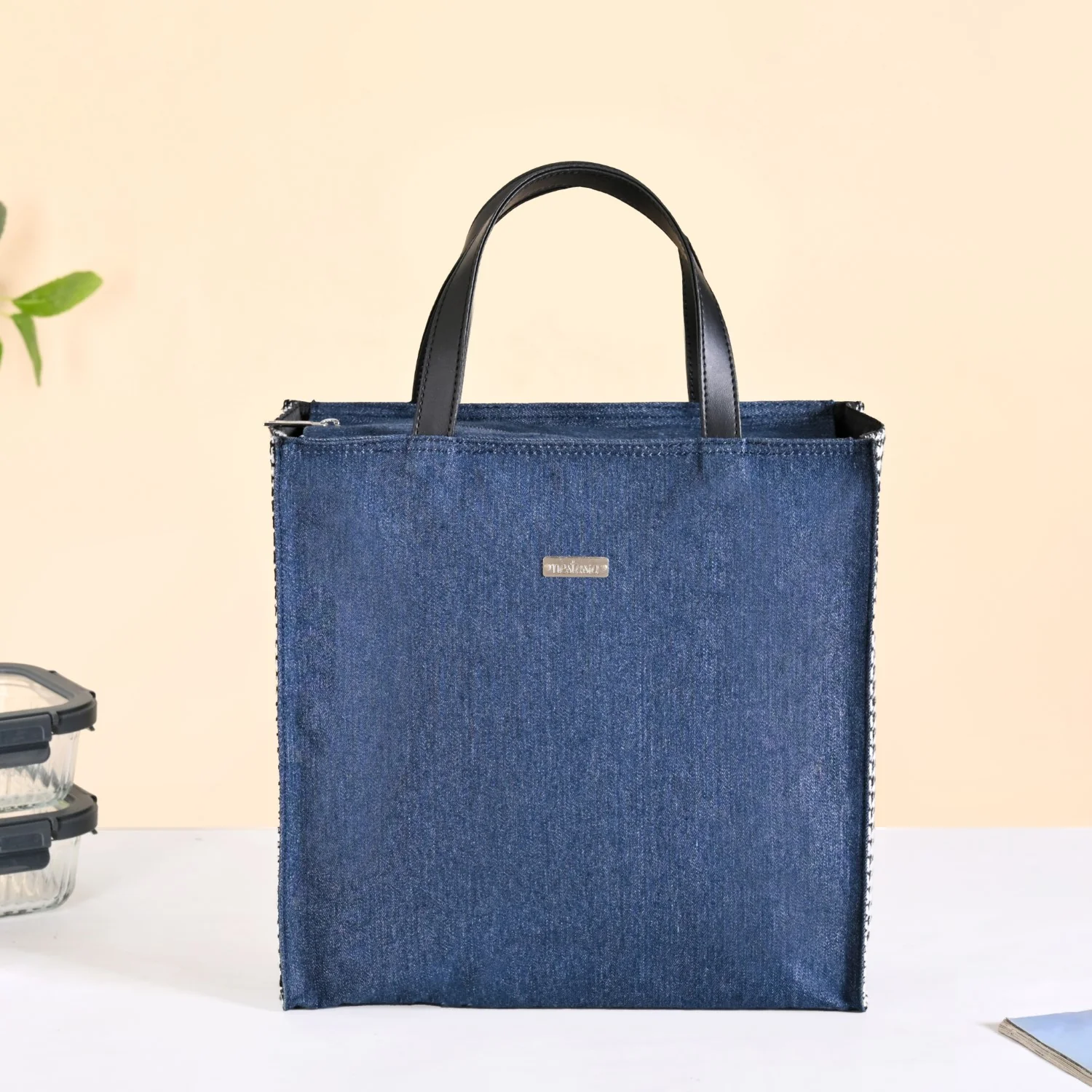Denim Chic Lunch Bag - Image 7