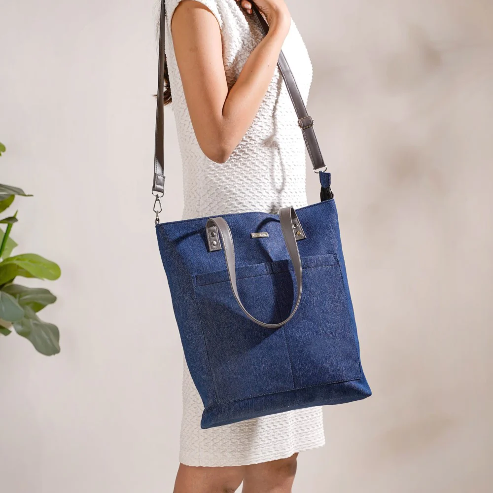 Denim Tote Bag - Image 4