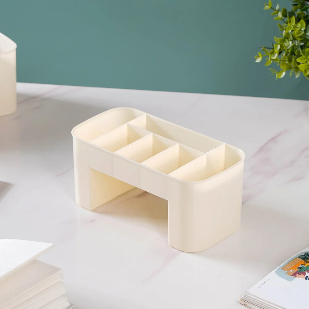 Desk Organizer With Drawer Beige - Image 8