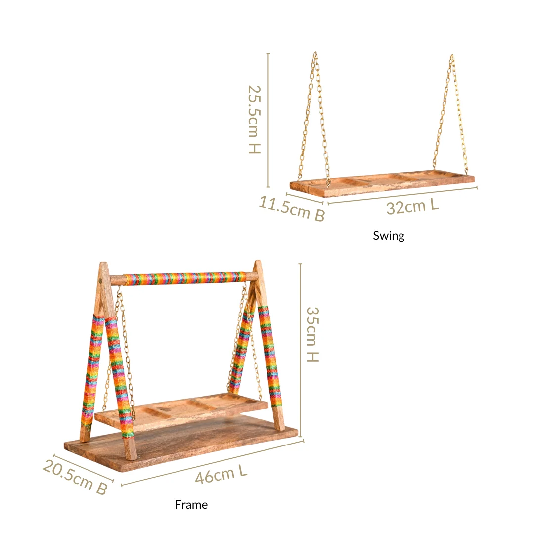 Detachable Swing Wooden Platter - Image 4