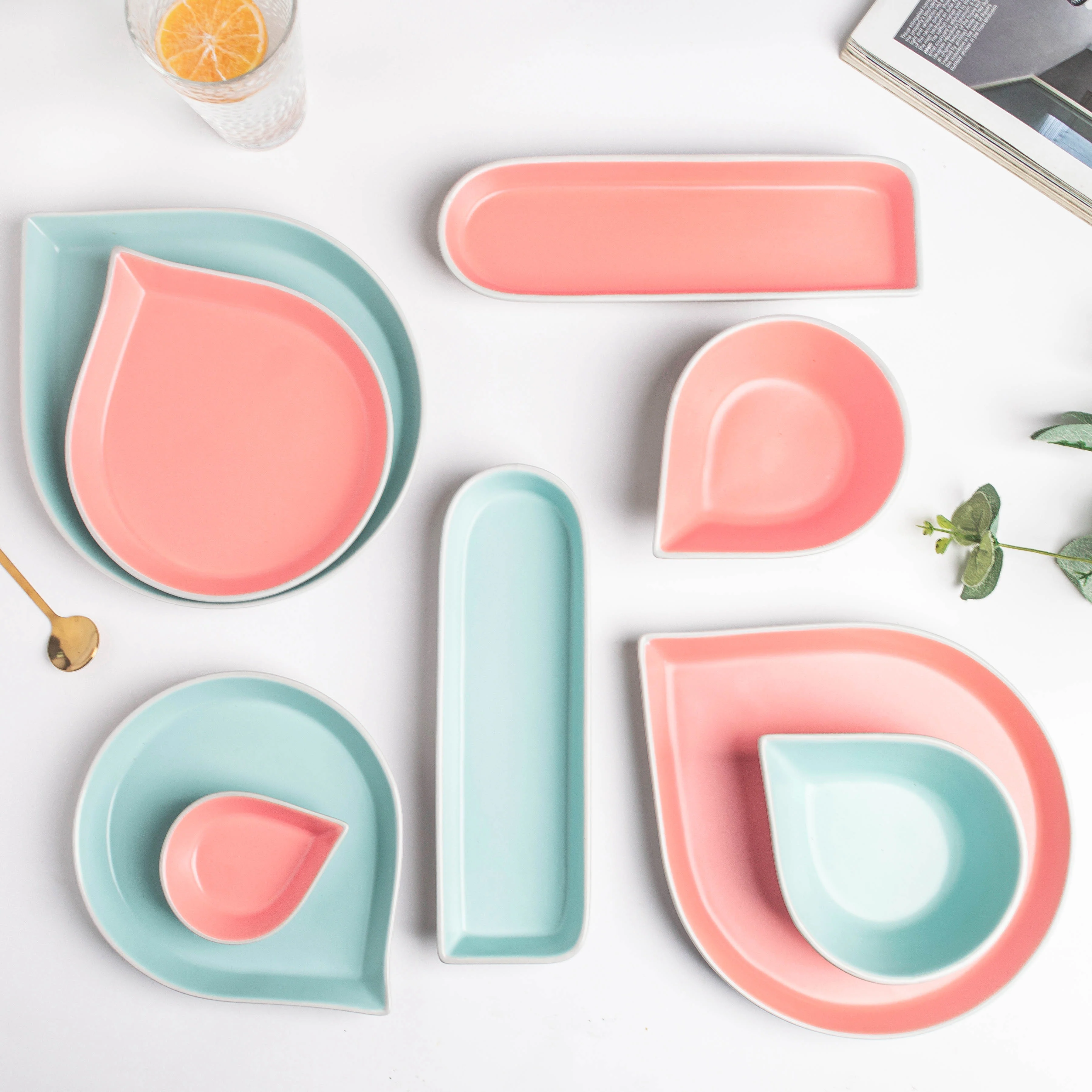 Dew Blue Snack Plate 7 Inch - Image 9