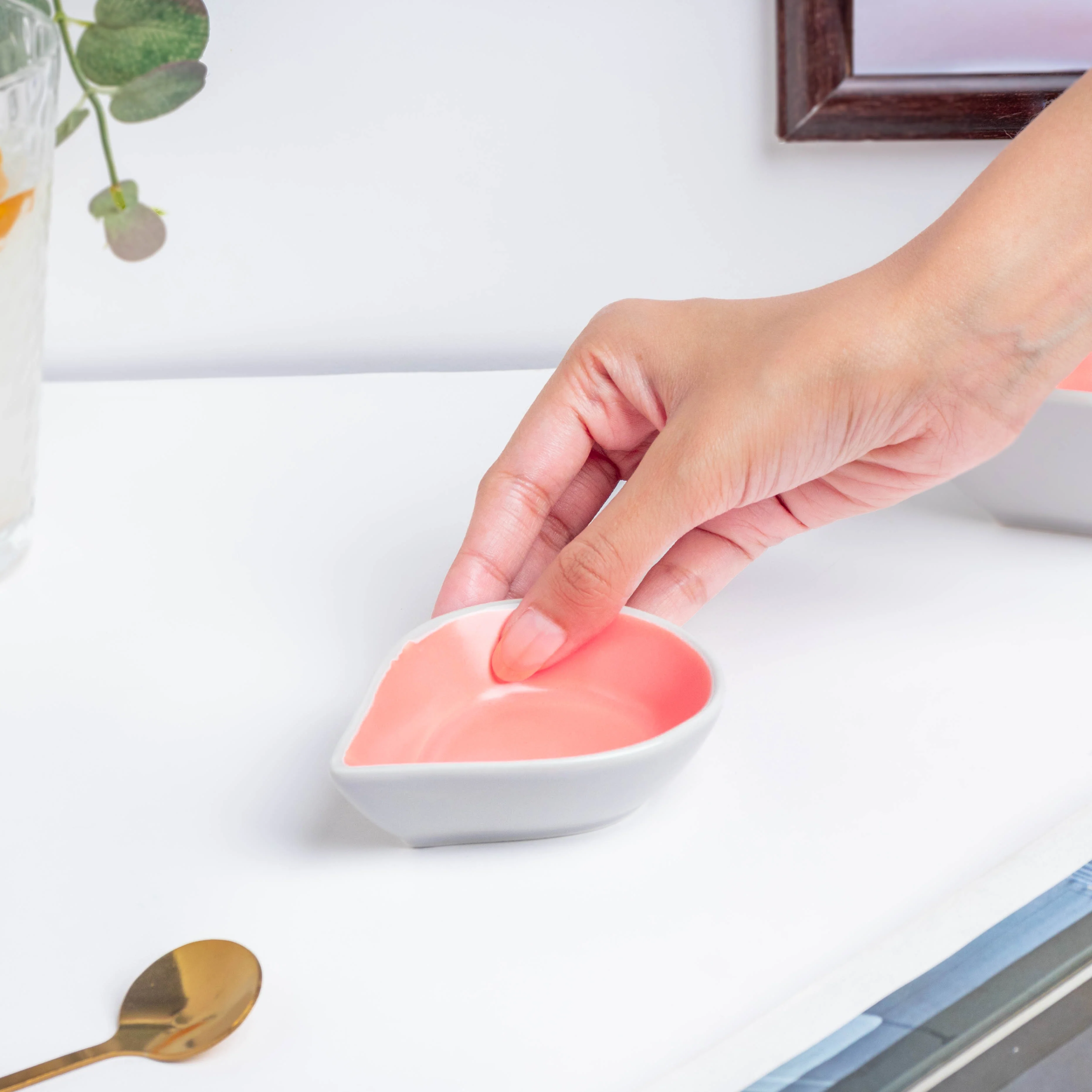 Dew Pink Dip Bowl 50 ml - Image 2